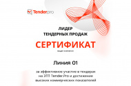 О вручении сертификата «Лидер тендерных продаж» 2025 в Актобе 