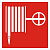 Знак F02 100*100 "Пожарный кран" пленка ФЭС в Актобе